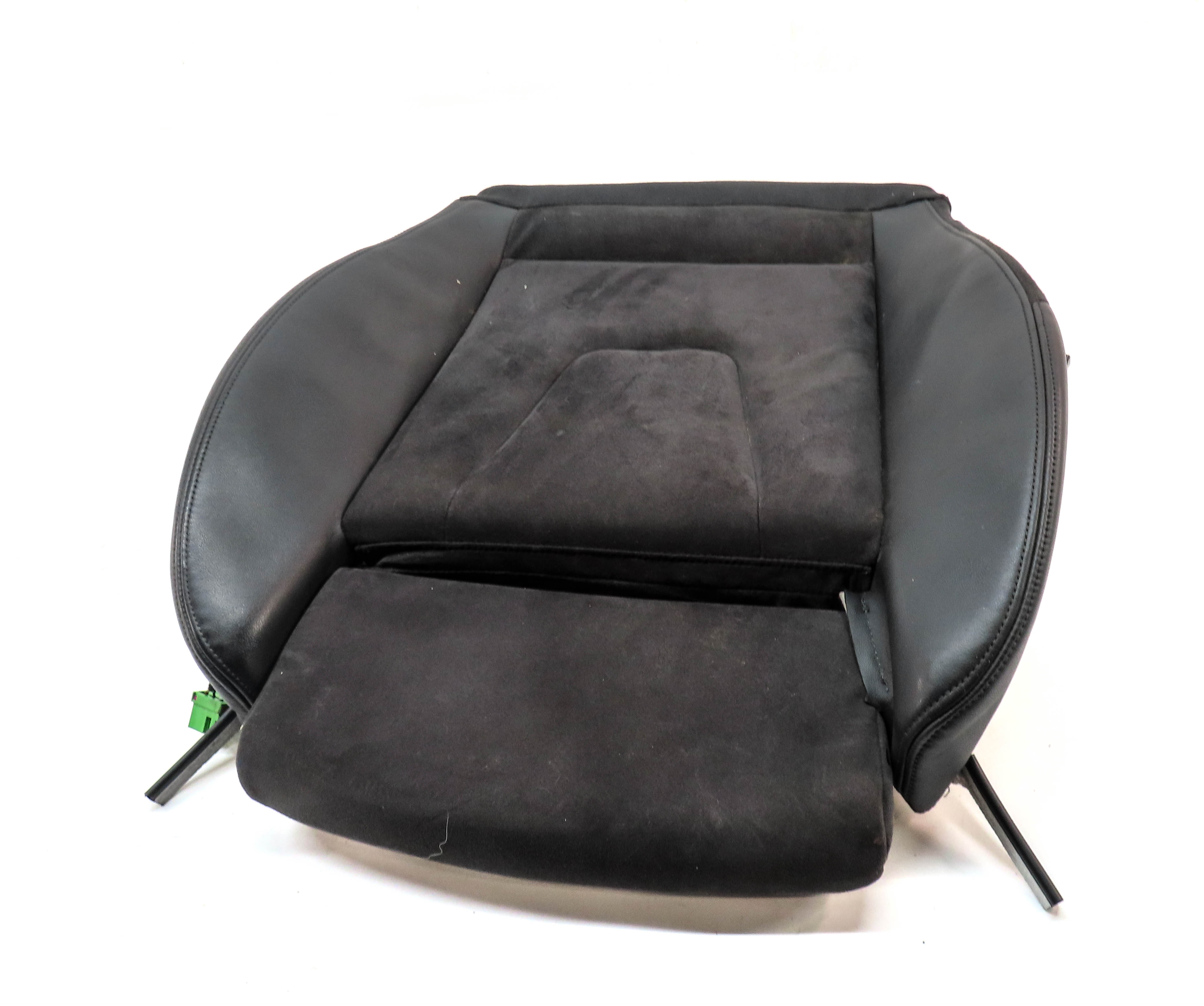 13 AUDI S4 (B8 8K) FRONT RIGHT PASSENGER LOWER SPORT HEATED SEAT CUSHION (Black) — exact item pictured